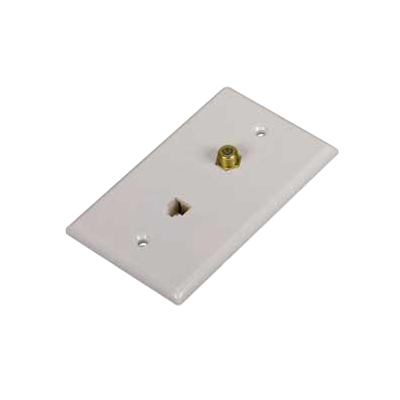 Audiovox Wall Plate, White