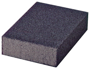 Sanding Sponge, 4 in L, 2-3/4 in W, Fine, Medium