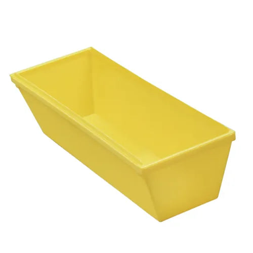 12" Plastic Mud Pan, Yellow