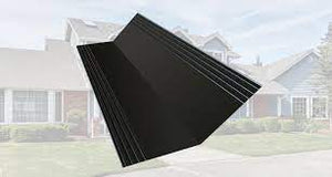 12" X 12" VALLEY FLASHING - 8FT BLACK