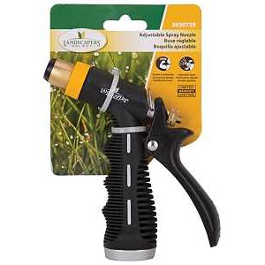 Adjustable Hose Spray Nozzle with Brass Head