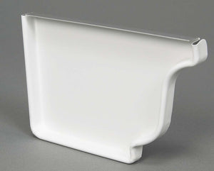 5" Aluminum Endcap Left, White
