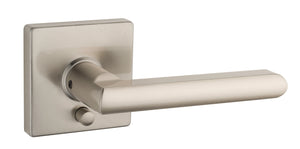 Vega - Square Rose Lever - Privacy - Satin Nickel