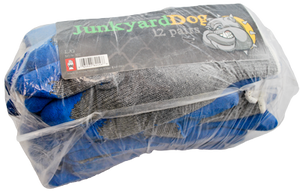 Junkyard Dog Poly/Cotton Gloves, Large (12/Pack)