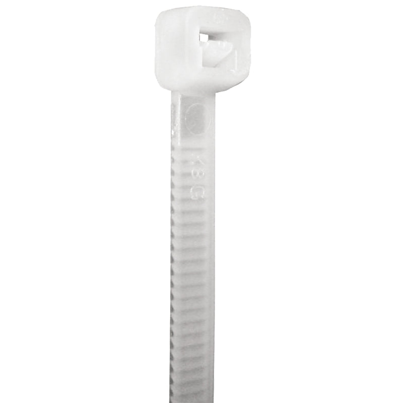 11" Standard Cable Ties, Natural (100/Pack)