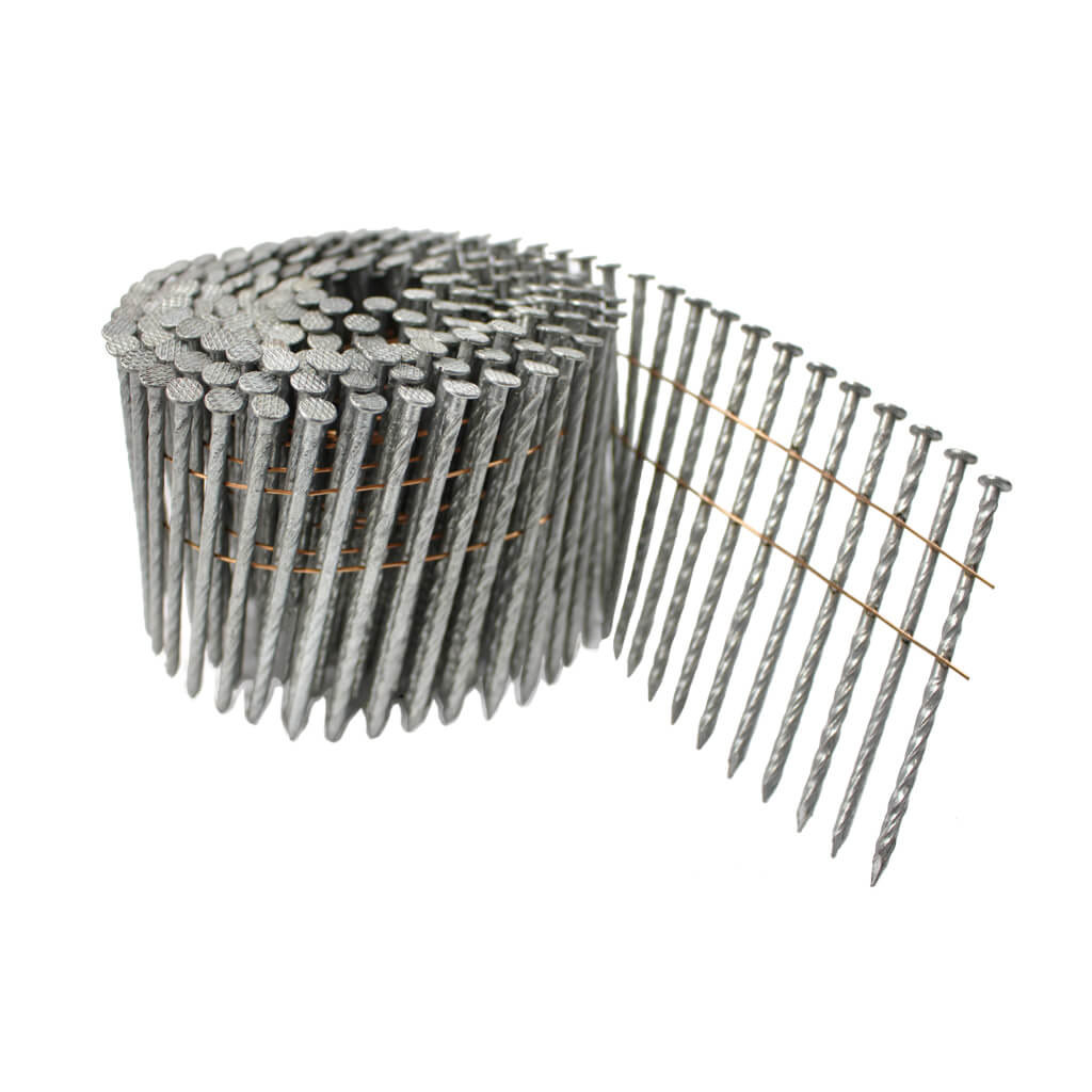 3 1/4” Full Round Head Hot Dipped Galvanized Wire Coil Framing Nail 4,000 Pieces