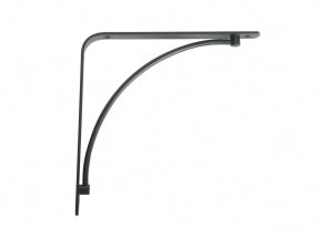 SHELF BRACKET MANCHESTER 8 INCH BLACK