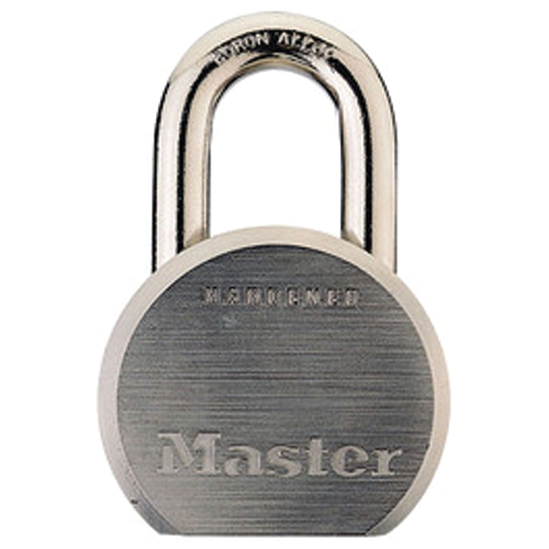 Master Lock Padlock, Keyed Different Key, 7/16 in Dia Shackle, Hardened Boron Alloy Steel Shackle 930DPF