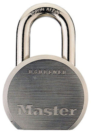 2-1/2" Wide with 1-1/8 Shackle Master Lock Padlock, 7/16 Diameter shackle