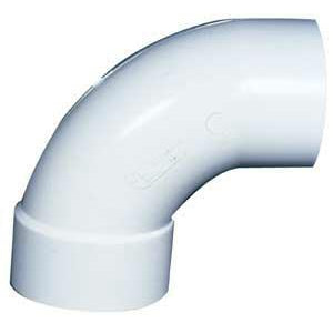 4" 90° Spigot Ebow, PVC