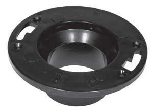 4"x3" ABS 1 PC Closet Flange