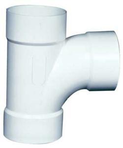 3" HxHxH Sanitary Tee, PVC