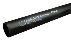 3" Cellular Core ABS Pipe, Black
