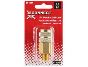 COUPLER COMPR ACC 1/4IN MALE
