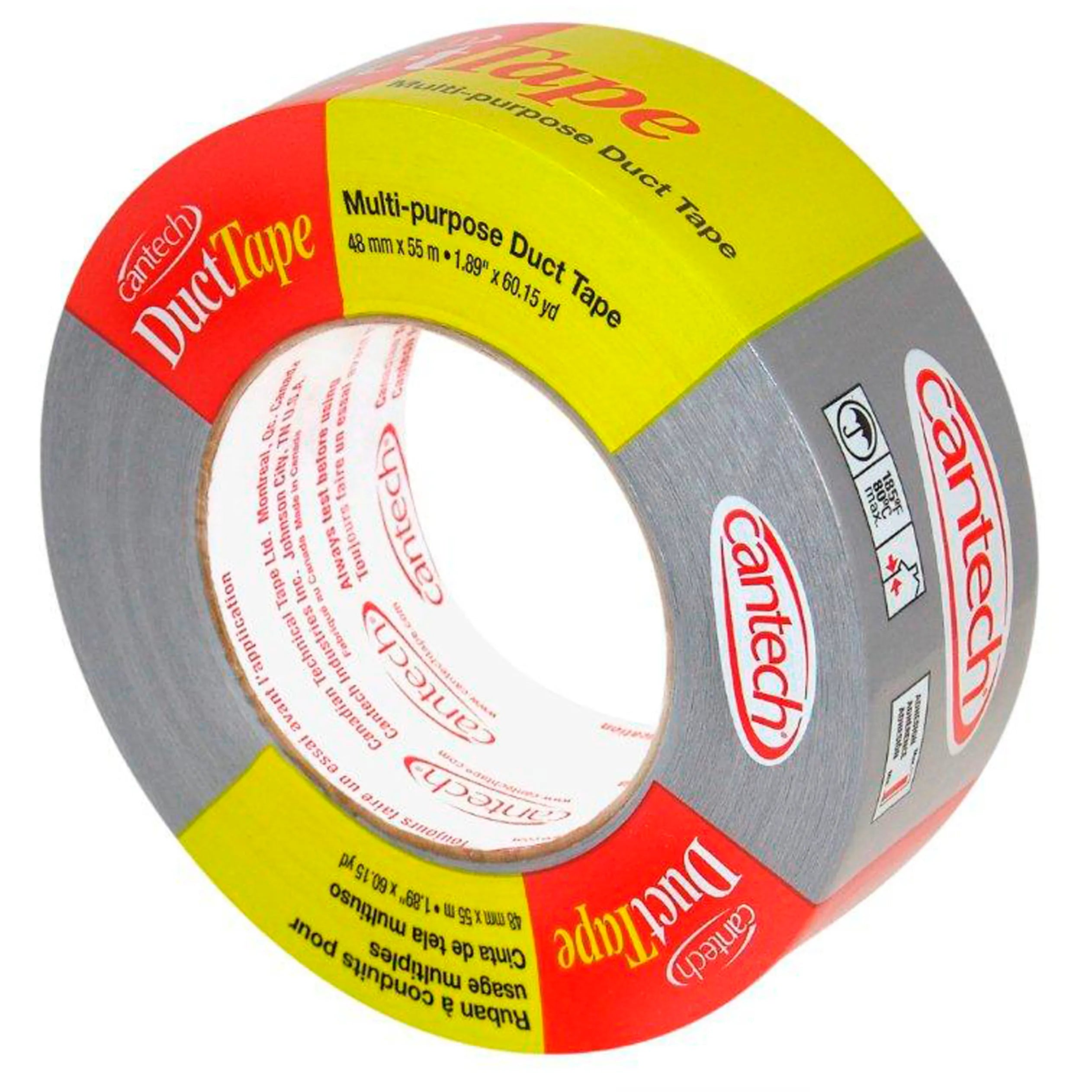 Grey Duct Tape Clothed 48MM X 55M