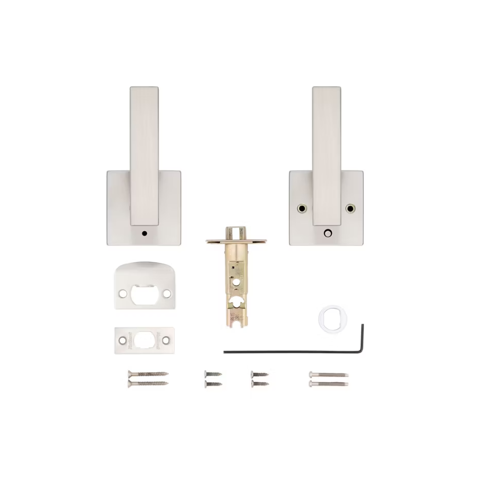 Singapore Lever - Privacy, Satin Nickel