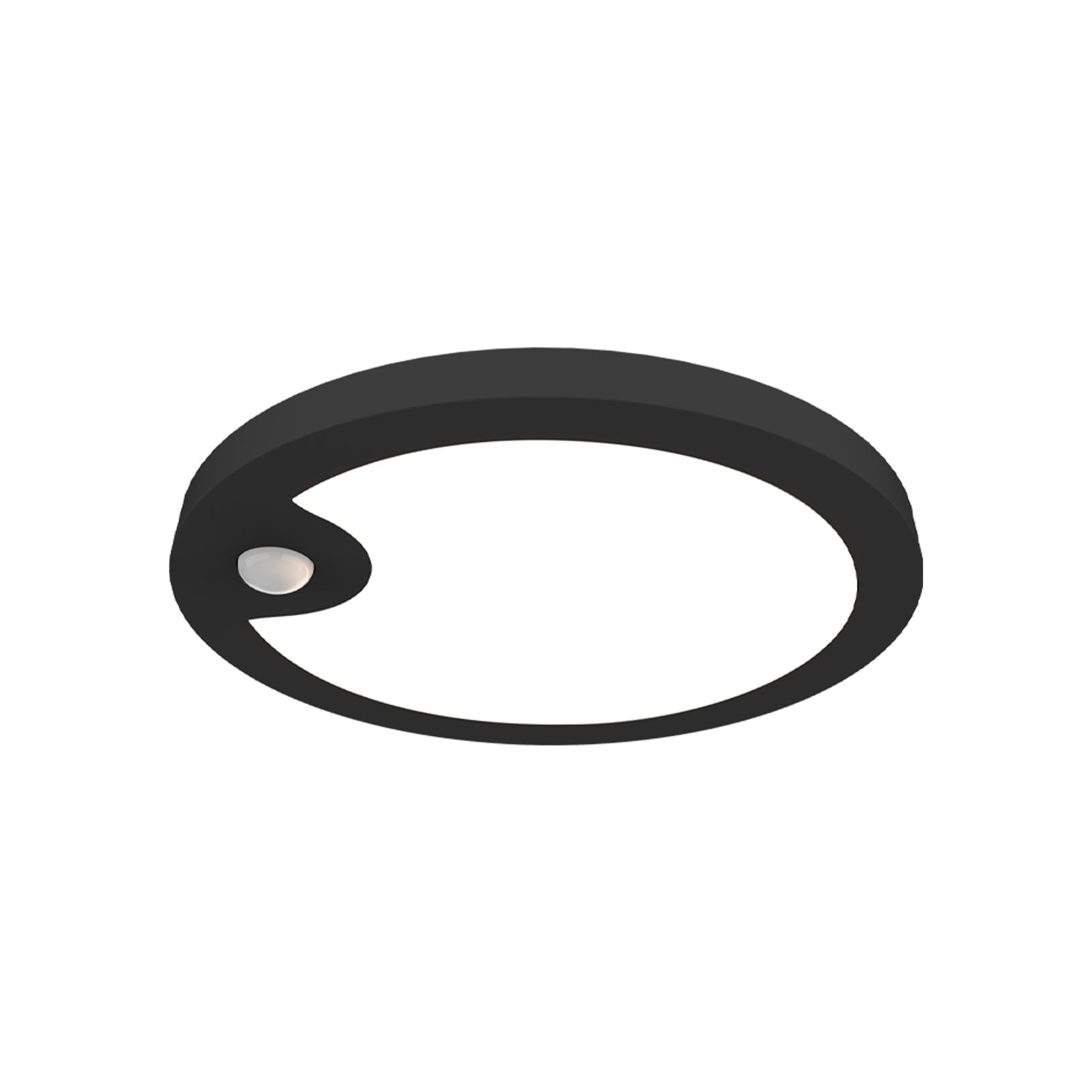 5" LED Ceiling Light Fixture with Sensor 8W, Black