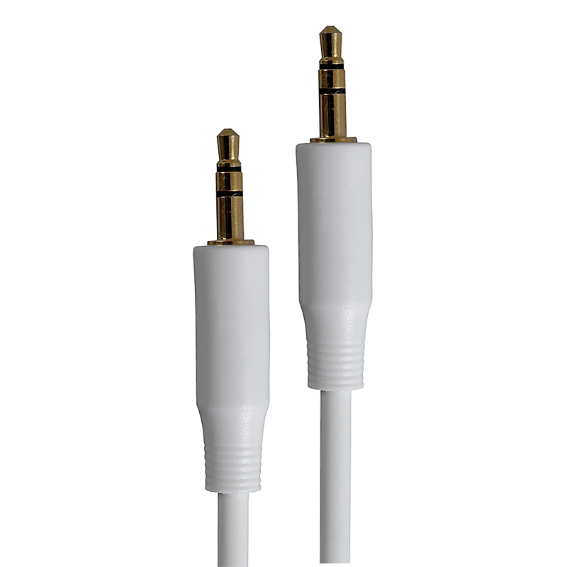 3.5mm x 6' Audio Cable, White