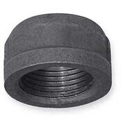 CAP PP 1/2 INCH IRON BLACK