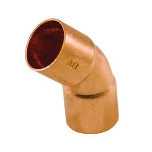 1/2" 45° Elbow, Copper