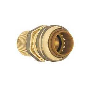 1/2" Push Fit Adapter, Brass