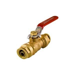 3/4" Push Fit Ball Valve, Brass