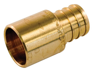 3/4" Pex Male Sweat Adapter, Brass