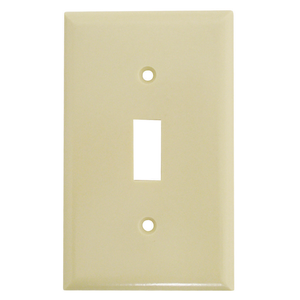 WALL PLATE TOGGLE 1GANG IVRY