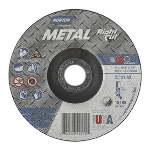 4-1/2" Metal Right Angle Cut-Off Wheel