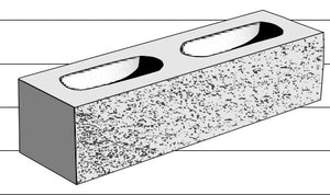 Ashlar Block 4 in X 4 in X 16 in 10 LBS