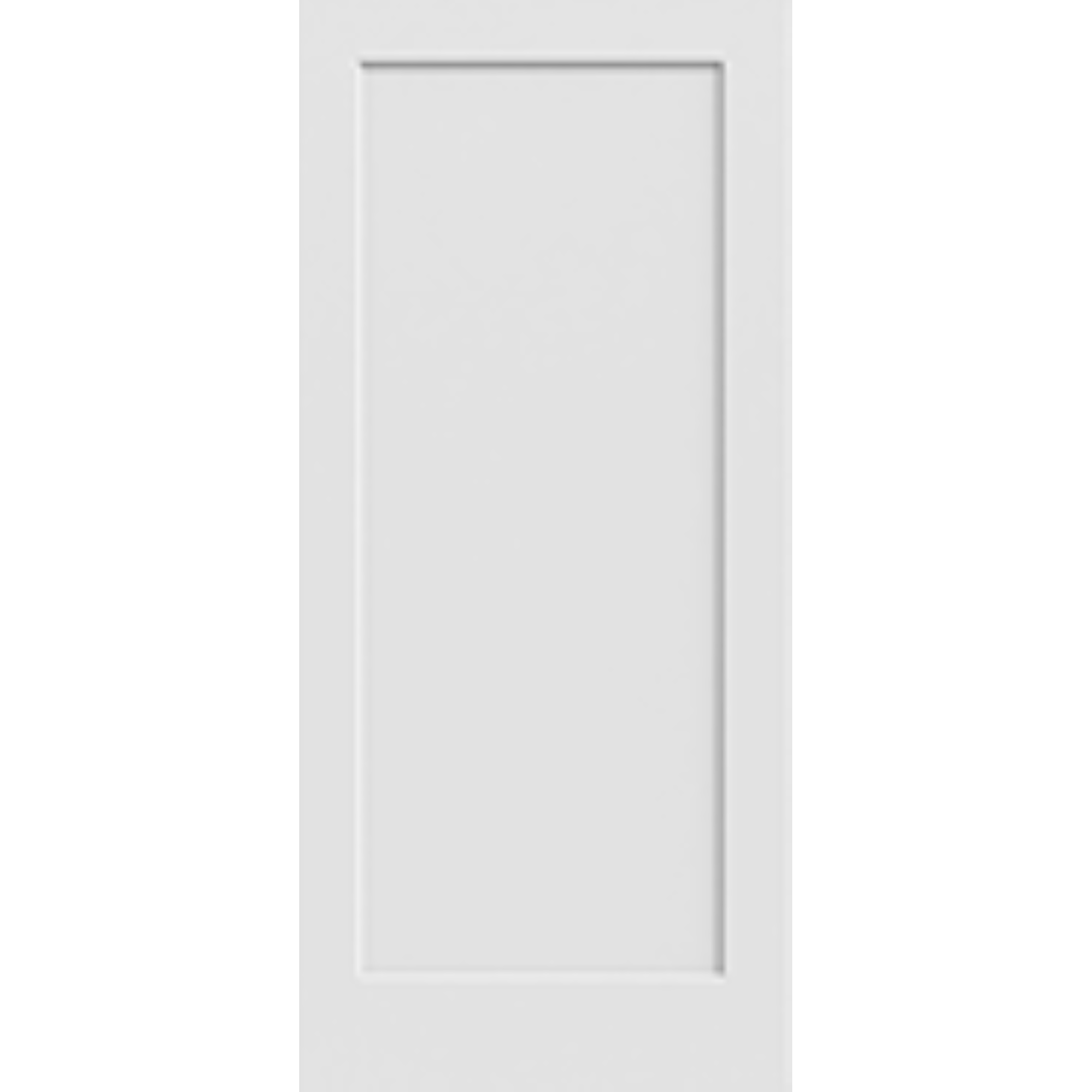 24"X80"X1-3/4" Madison 1-Panel Recessed Solid Core