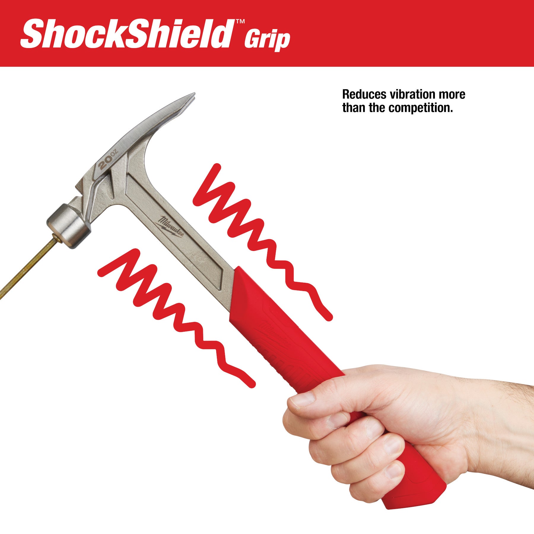 20oz Smooth Face Rip Claw Hammer Millwaukee Hammers