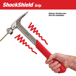 22oz Milled Face Framing Hammer Millwaukee Hammers