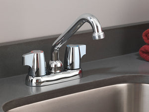 Manor Two-Handle Laundry Faucet, Chrome