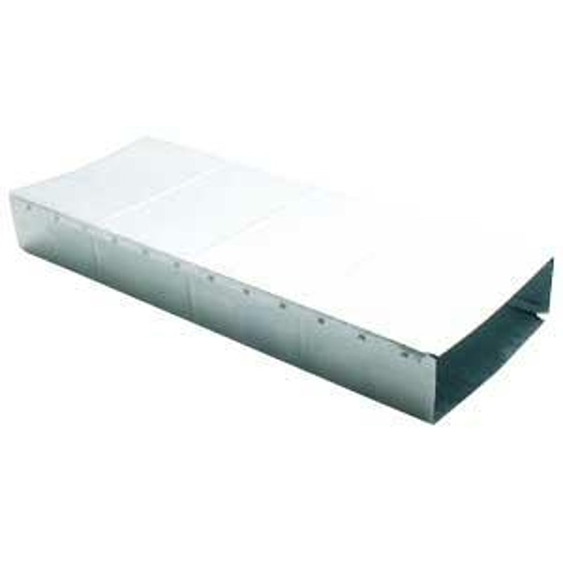 Stack Duct, 48 in L, 10 in W, 3-1/4 in H, 30 Gauge, Galvanized Steel