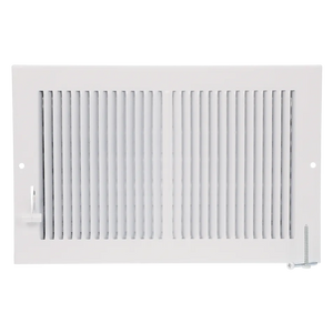 14" x 6" Sidewall Grille Plastic, White