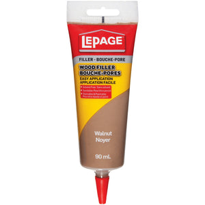 LePage Wood Filler, Walnut Tinted, 90 ml Tube, Pack of 1