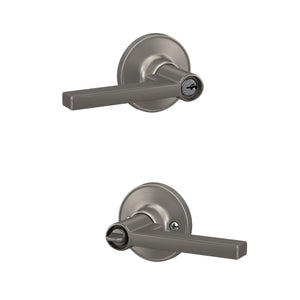 Schlage Solstice Privacy, Satin Nickel