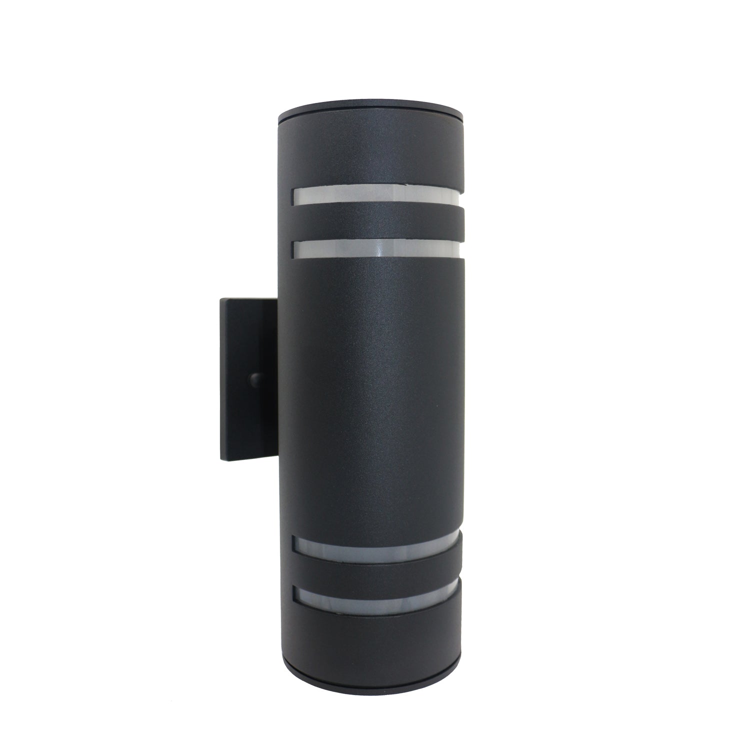 Central Park Exterior LED Wall Mount Light Fixture 60W, Black (1 Pack)