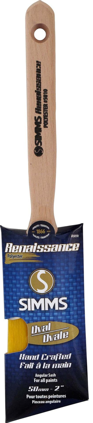 Renaissance NYLYN oval angular paint brush 50mm