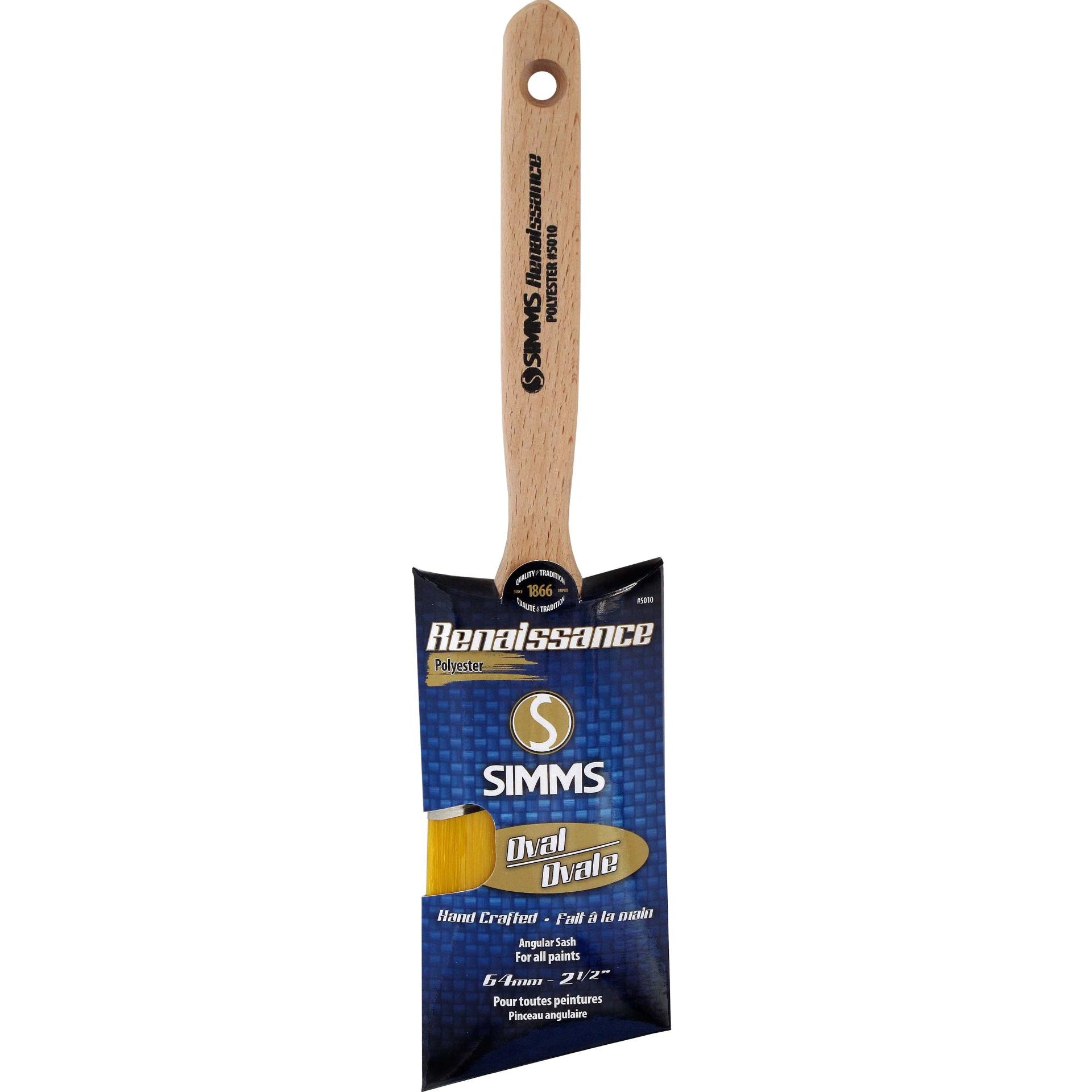 Renaissance NYLYN oval angular paint brush 64mm