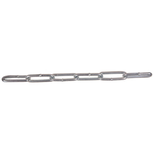 #2 Straight Link Chain, Zinc