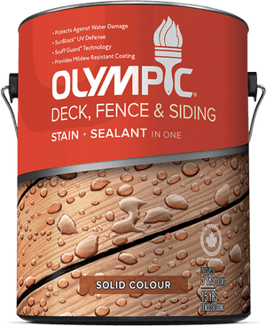 OLYMPIC WOOD PROTECTOR STAIN + SEALANT SOLID 3.78 L