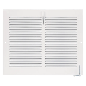 24" x 6" Sidewall Grille, White