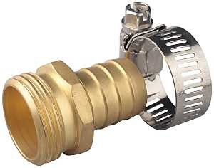 3/4" Brass Male Hose Coupling