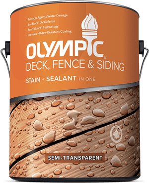 OLYMPIC WOOD PROTECTOR STAIN + SEALANT SEMI-TRANSPARENT  3.78L