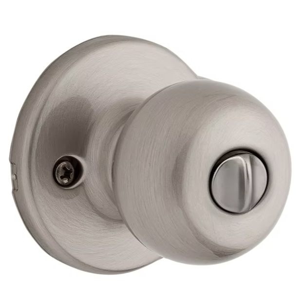 Fairfax Knob Entry, Satin Nickel