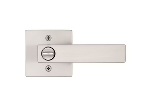 Singapore Lever - Keyed, Satin Nickel