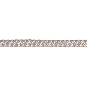 3/16"x100' Diamond Briaded Nylone Rope, White