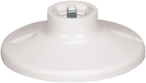 LAMPHOLDER PLASTIC WHITE 4IN